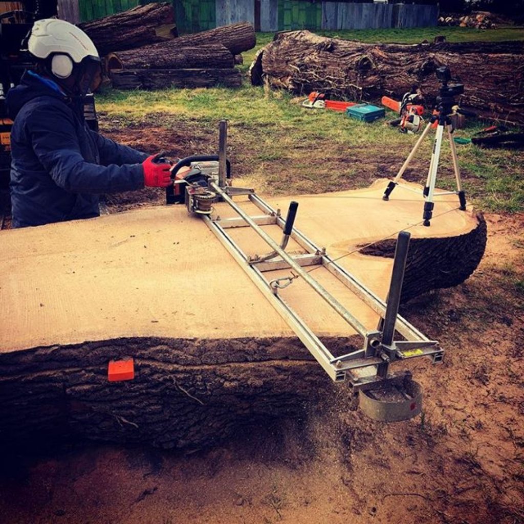 Oakey kokie #alaskanmill #chainsawmill #chainsaw #manglitter