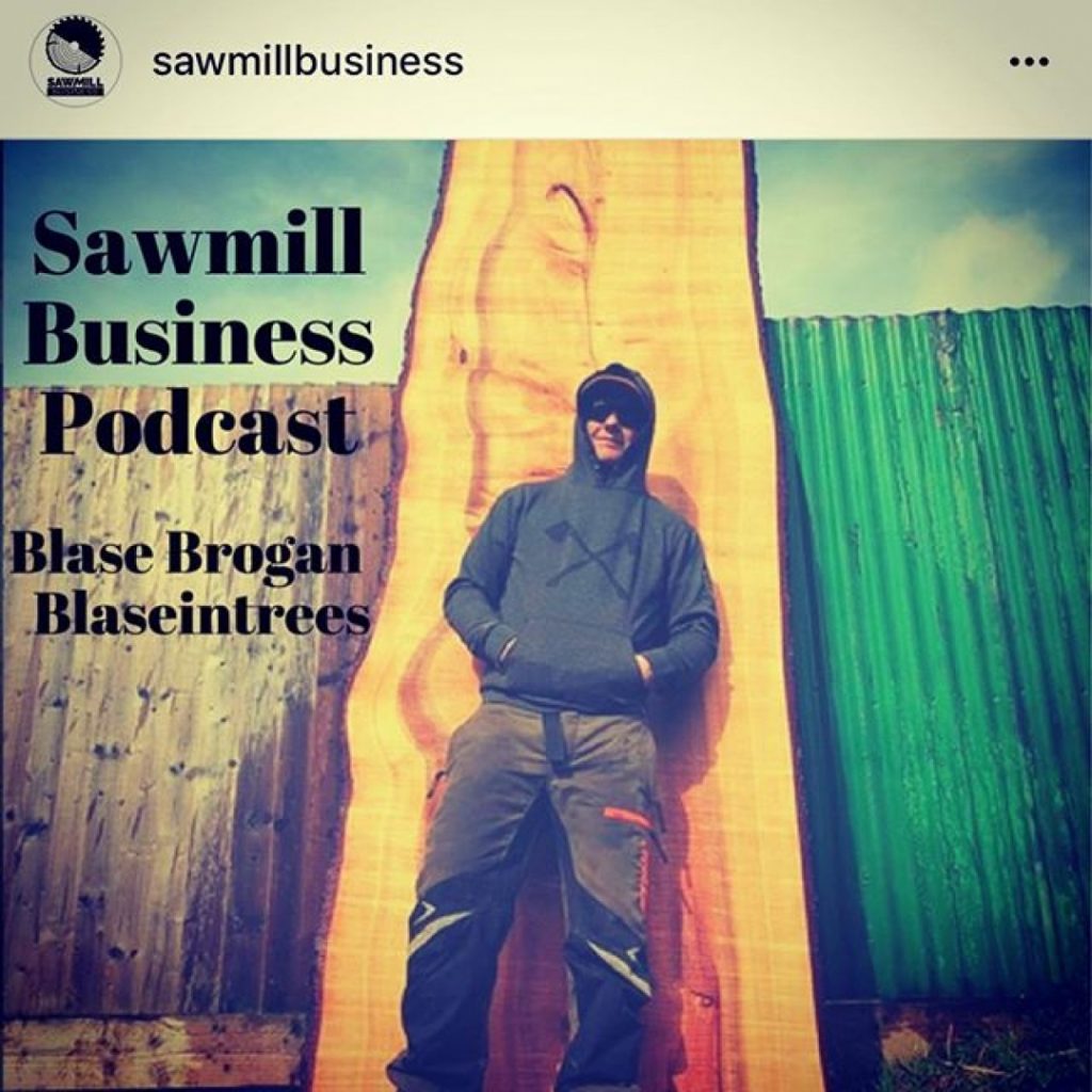 I feel honoured to be on the podcast thanks Steve @sawmillbusiness and @granberginternational for the support. Much love Blaise #alaskanmill #sawmillbusiness #slablife