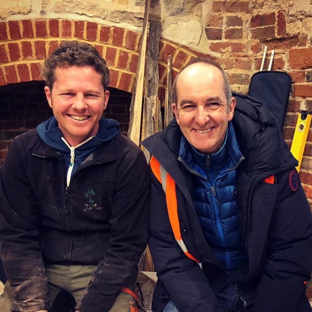 I’m super excited about Grand Designs next week I’ve got a couple of tables in there and it was a pleasure to meet Kevin and the team. #granddesigns #dintonfolly