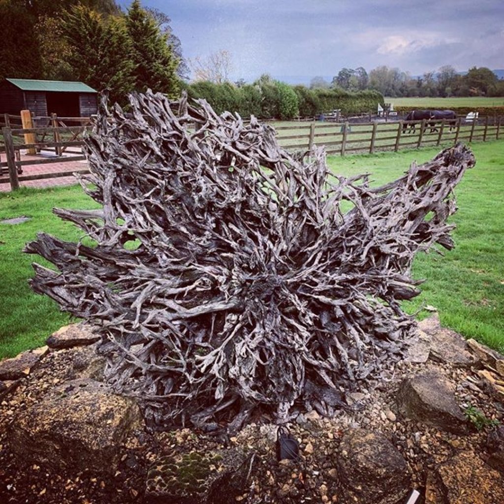 Revisited one of my first sculptures recently #sculpture #gardendesign
